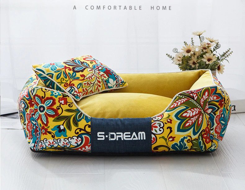 Thick & Comfy Floral Bed