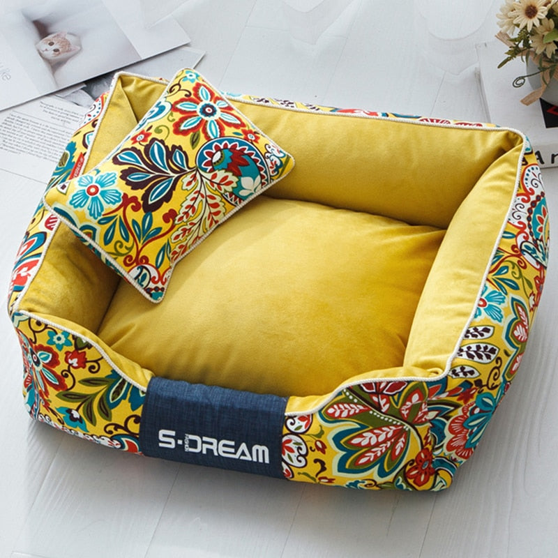 Thick & Comfy Floral Bed