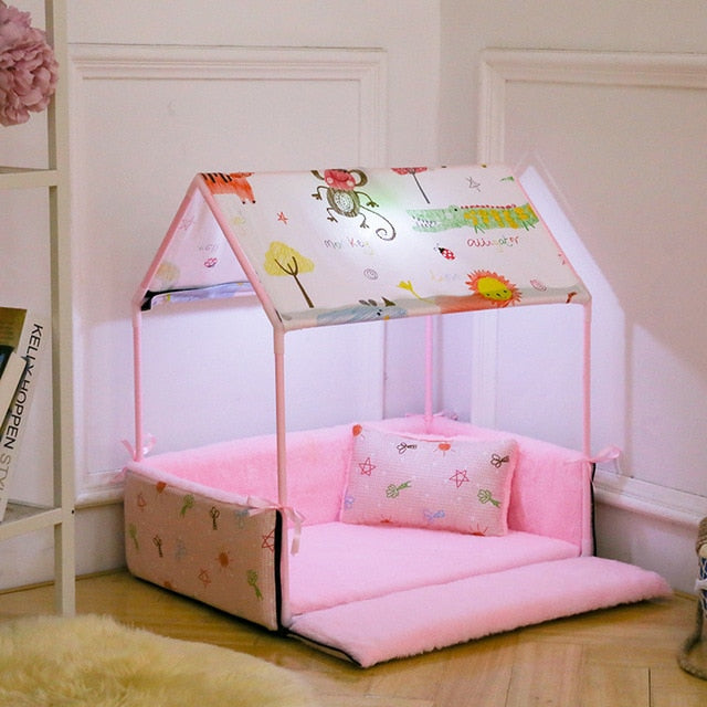 Cozy House Bed for Puppies